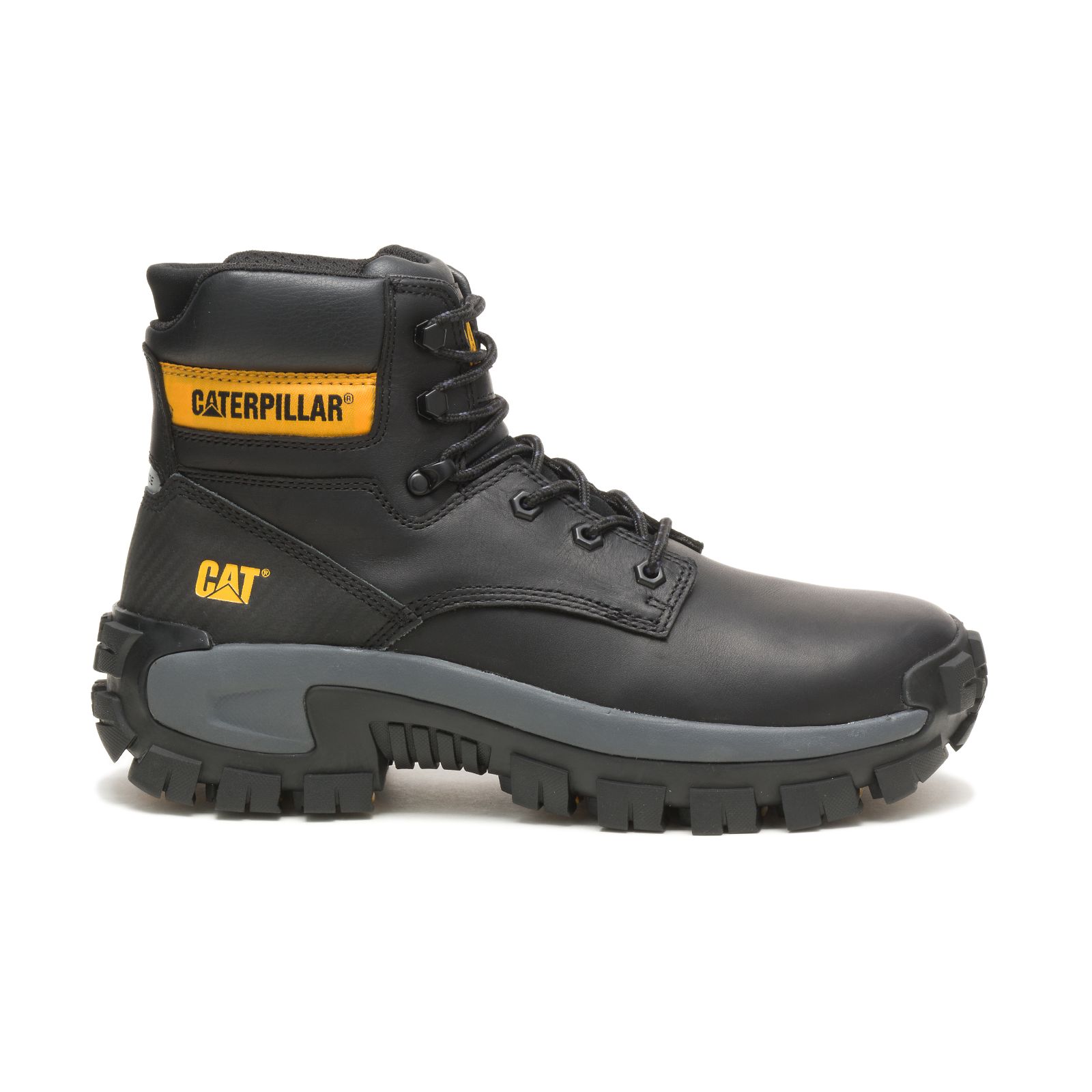 Caterpillar Men's Invader Hi Steel Toe Steel Toe Boots Black CAT-73105